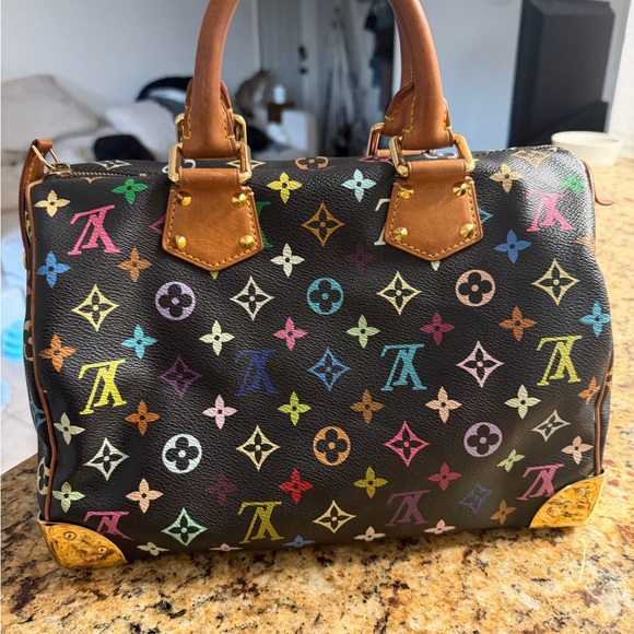 Louis Vuitton Black Multicolor Satchel - Picture 2 of 3